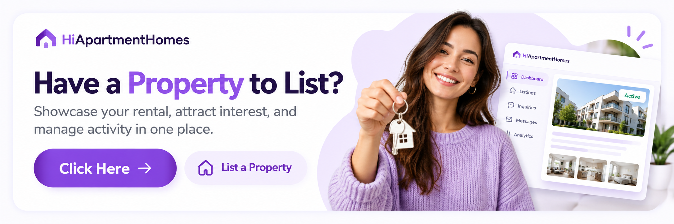 HiApartmentHomes optional featured offer