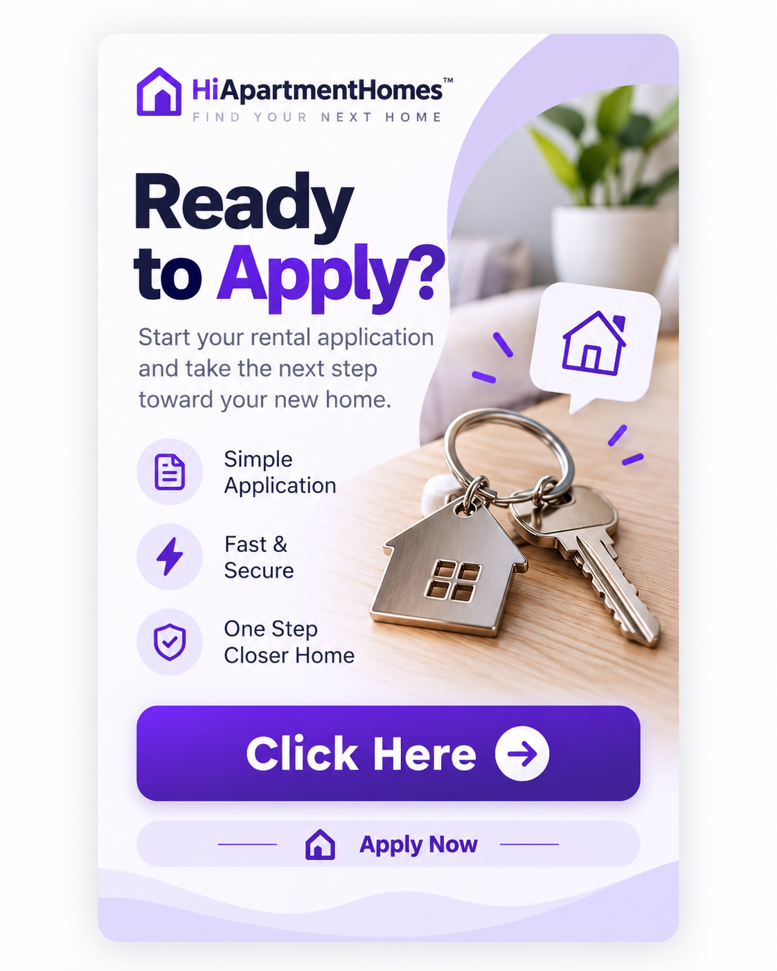 HiApartmentHomes optional featured offer